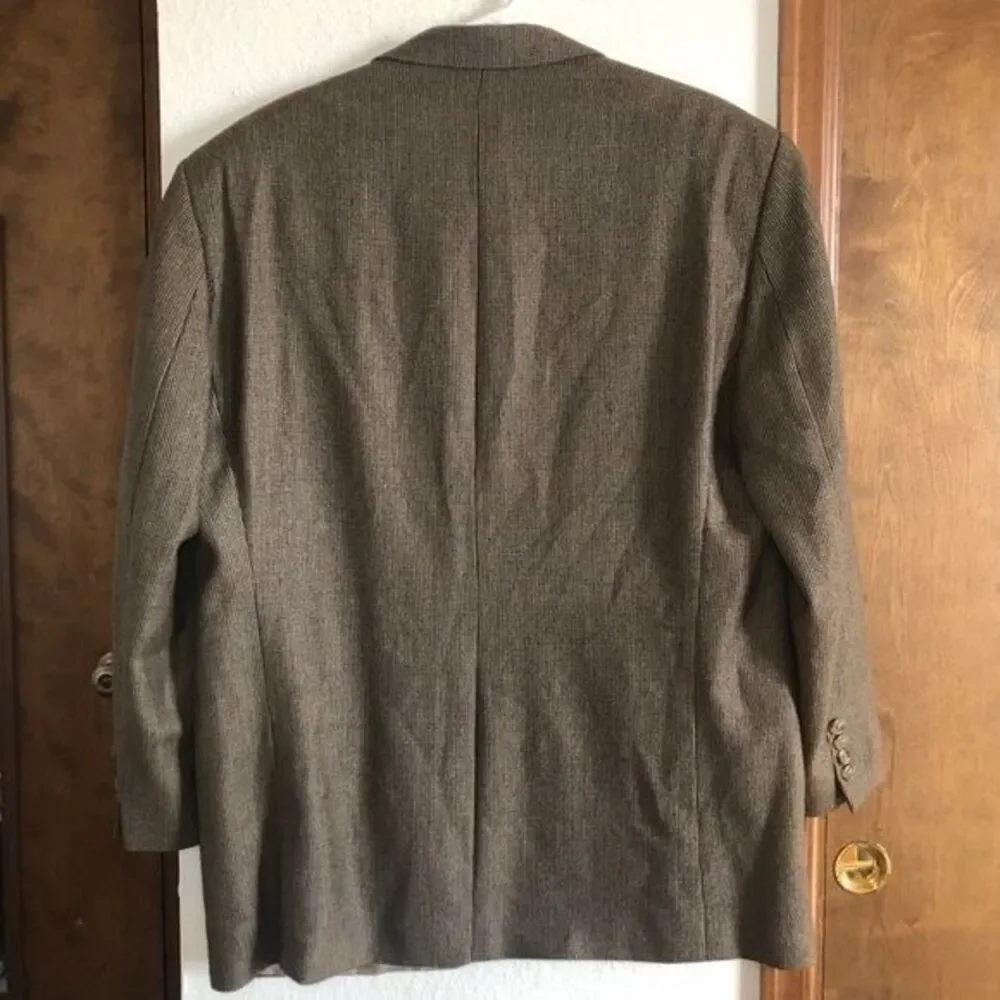 Lauren Ralph Lauren 44R Brown 100%‎ Lambs Wool Fully Lined 2 Button Sport Coat